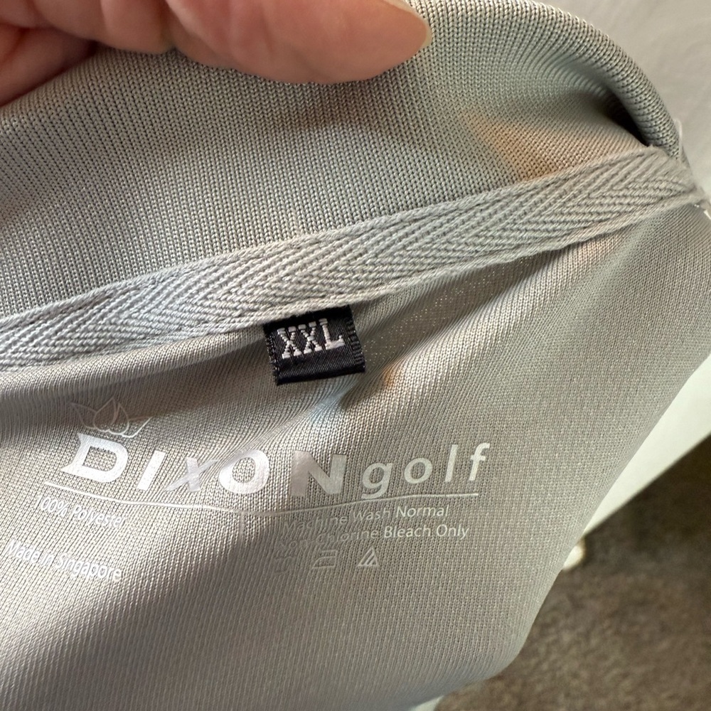 Gray Polo Shirt XXL Smooth Fabric